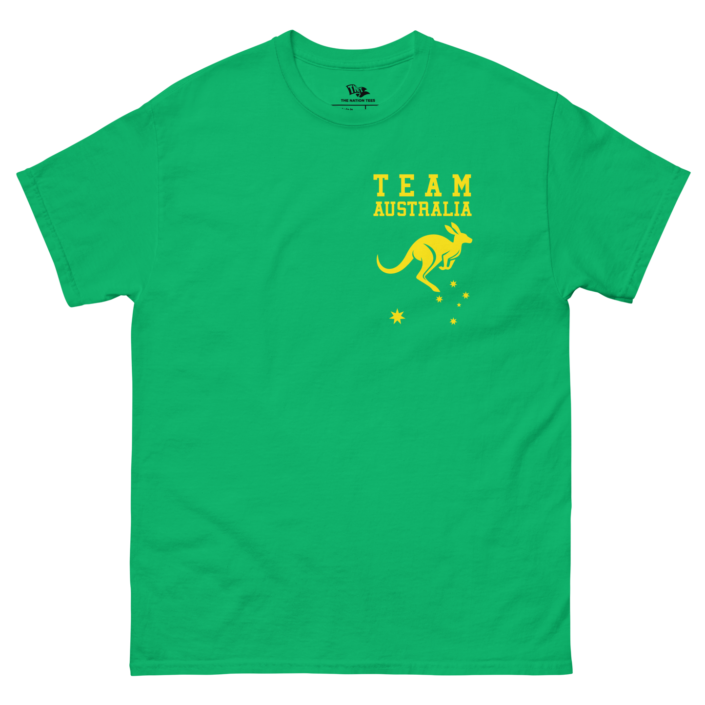 Team Australia Kangaroo Irish Green t-shirt Olympics Paris 2024