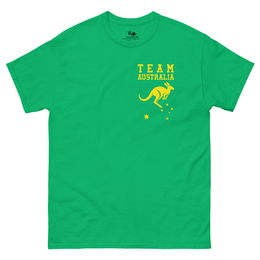 Team Australia Kangaroo Irish Green t-shirt Olympics Paris 2024