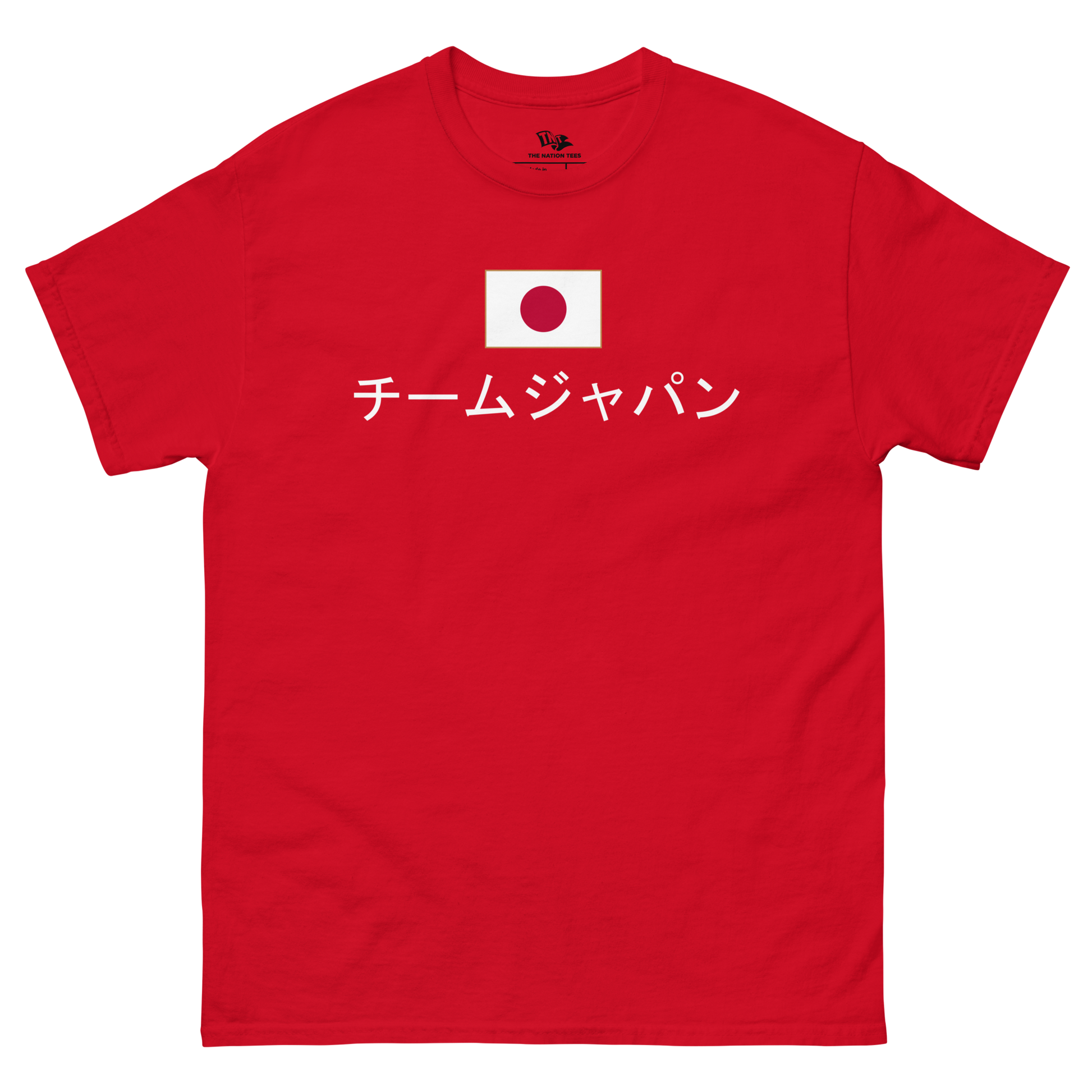 Team Japan olympics Paris 2024 red color t-shirt